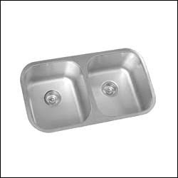 (Open Box) KARRAN STAINLESS DOUBLE BOWL KITCHEN SINK #DB5050X